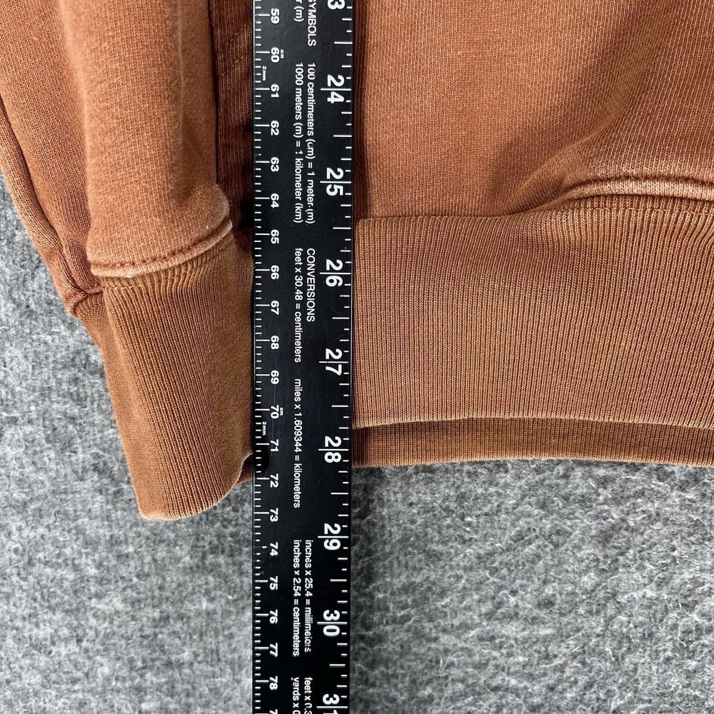 Minted New York Run Club Hoodie Mens 2XL Rust sienna Hooded Relaxed Fit Pullover - Picture 12 of 14